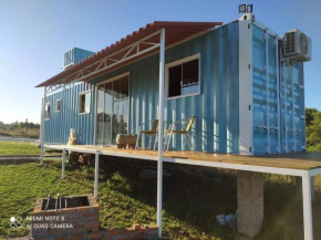 Casa Container Azul.